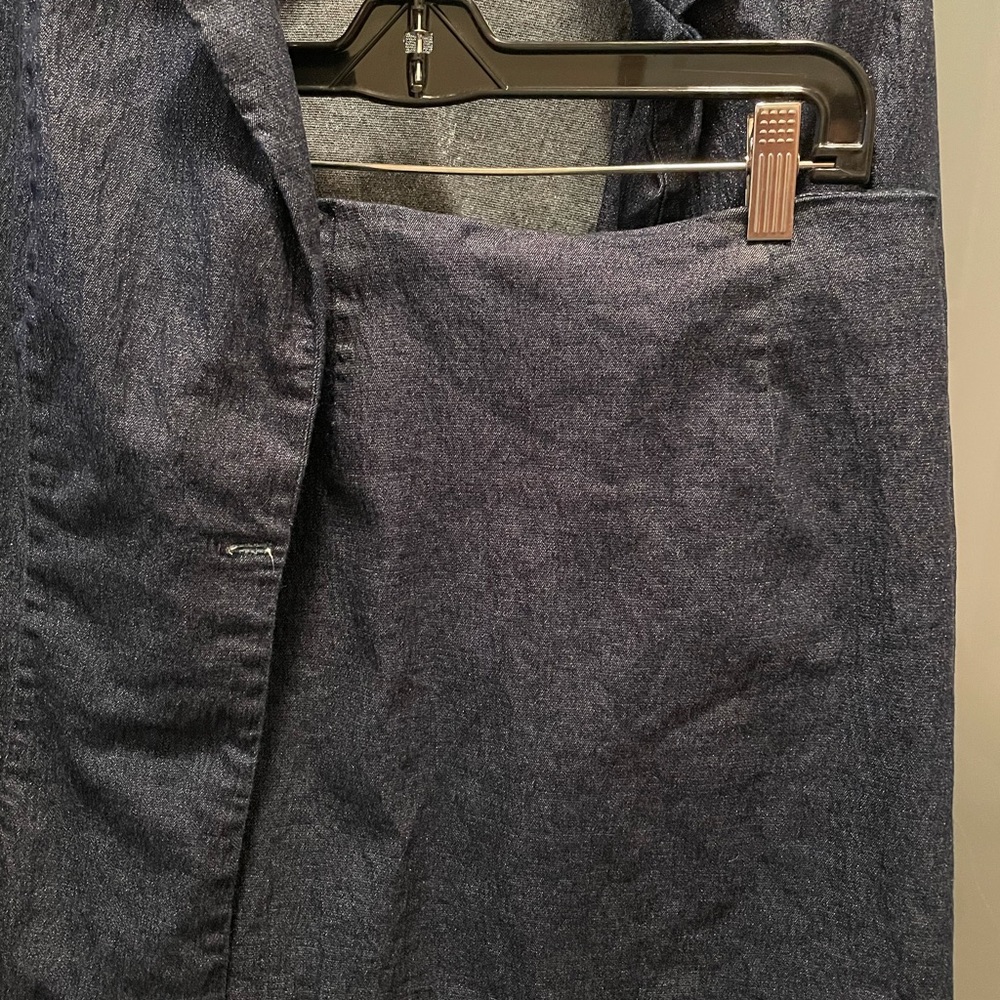 Denim silver speckled dress suit